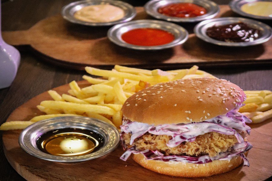 Tender Crunchy Crazy Sweet 3 Burger