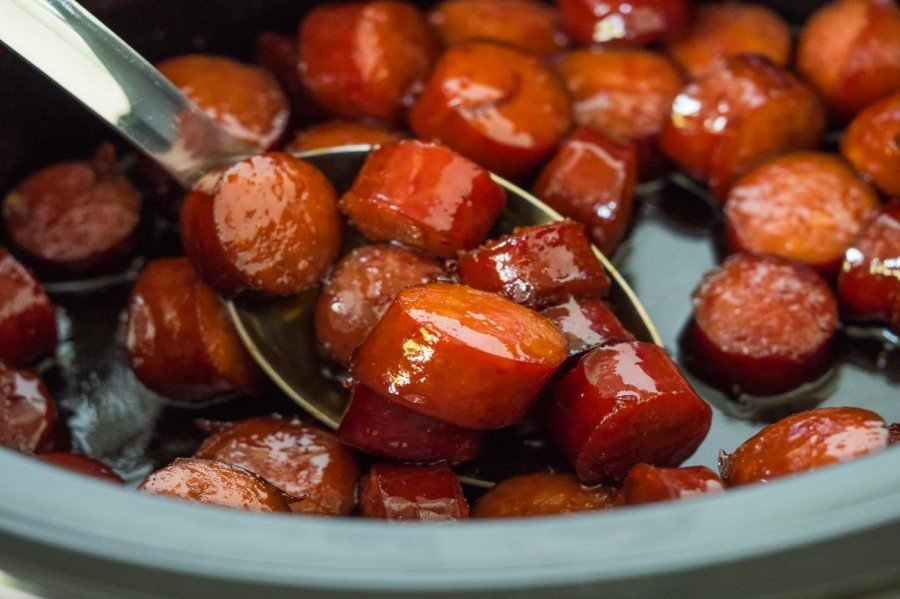 Sausage with tomatoes